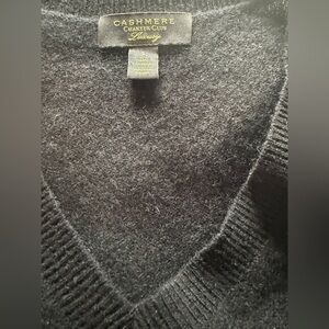 Black V-Neck Sweater